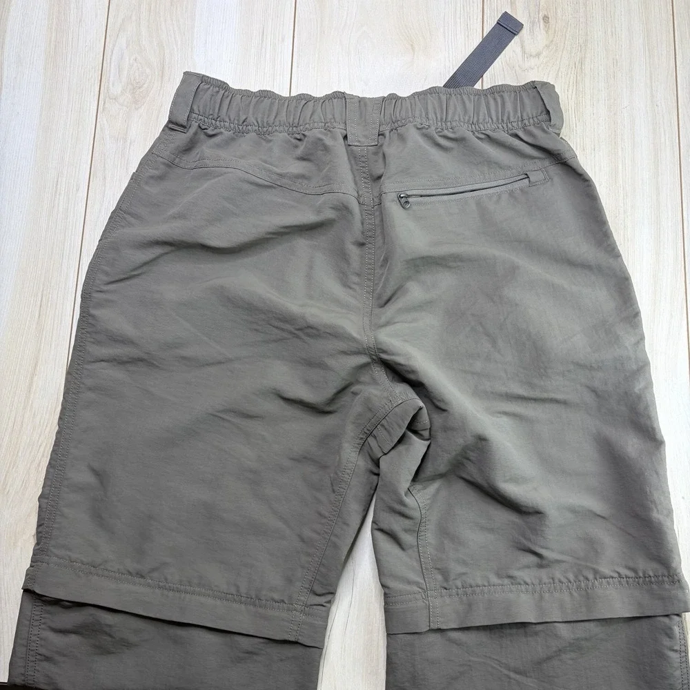 The North Face Men's Trail Convertible Hiking Pants Twill Olive size Medium